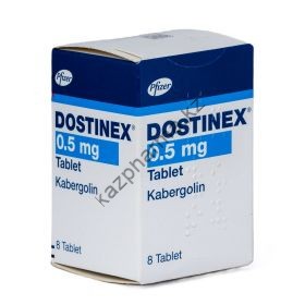 Каберголин Dostinex 8 таблеток (1 таб 0.5 мг) 