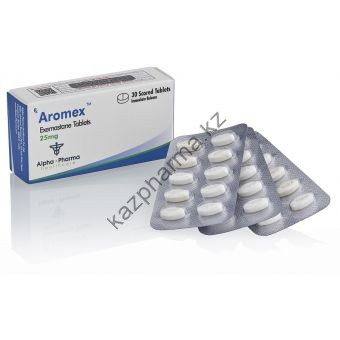 Экземестан Alpha Pharma (Aromex) 30 таб (1таб/25 мг) Капшагай