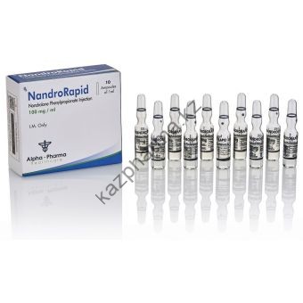 Нандролон фенилпропионат Alpha Pharma NandroRapid (Дураболин) 10 ампул по 1мл (1амп 100 мг) - Капшагай