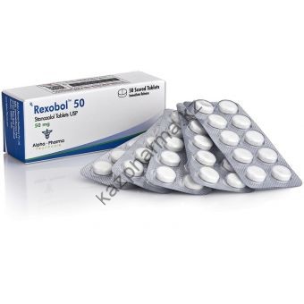 Станозолол Rexobol Alpha Pharma 50 таблеток (1таб 50 мг) Капшагай