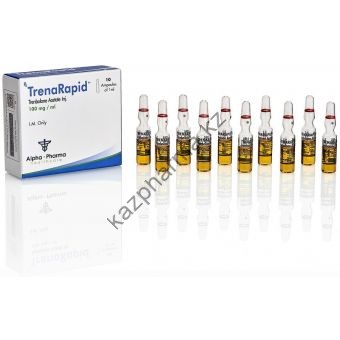 Тренболон ацетат Alpha Pharma (TrenaRapid) 10 ампул по 1мл (1амп 100 мг) - Капшагай