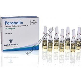 Parabolin (Тренболон) Alpha Pharma 5 ампул по 1.5мл (1амп 76.5 мг) - Капшагай