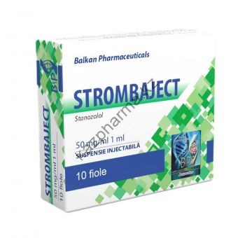 Станозолол, Винстрол Balkan Strombaject aqua 10 ампул по 1мл (1амп 50 мг) - Капшагай