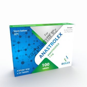 Анастрозол Biolex 100 таблеток (1 таб 1 мг) Капшагай