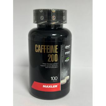 Кофеин Maxler 100 таблеток по 200 мг Капшагай