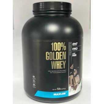 Протеин Maxler 100% Golden Whey 5 Ibs 2270 грамм (68 порц) Капшагай