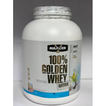 Протеин Maxler 100% Golden Whey Natural 5 lbs 2270 грамм (64 порц) Капшагай