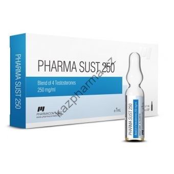 Сустанон Фармаком (PHARMASUST 250) 10 ампул по 1мл (1амп 250 мг) - Капшагай