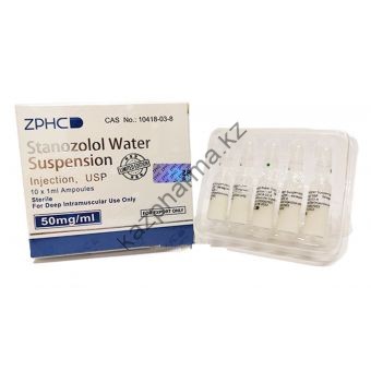 Винстрол ZPHC (Stanozolol Suspension) 10 ампул по 1мл (1амп 50 мг) - Капшагай