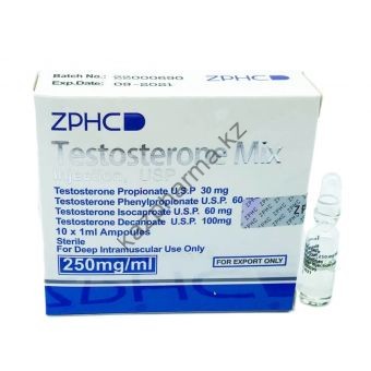 Сустанон ZPHC (Testosterone Mix) 10 ампул по 1мл (1амп 250 мг) - Капшагай