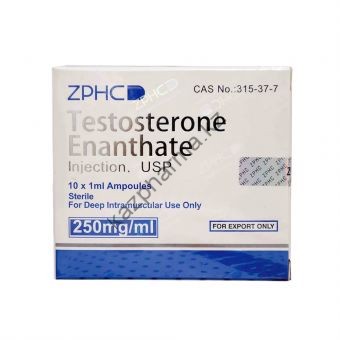 Тестостерон энантат ZPHC (Testosterone Enanthate) 10 ампул по 1мл (1амп 250 мг/1 мл) - Капшагай